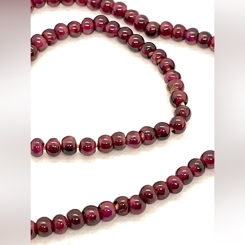 Vintage Restrung Garnet Necklace